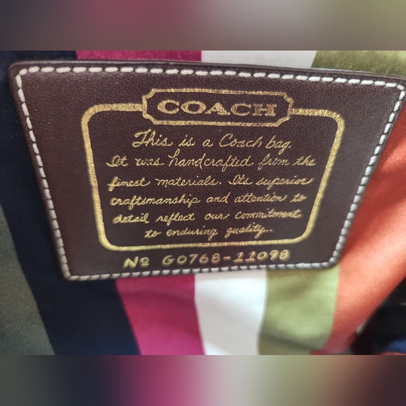 Coach Purse (2007), Excellent Condition!! Beautiful Interior Colors 👜 - Picture 2 of 12